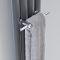 Barre porte-serviettes chromée 23cm pour radiateur
