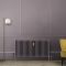 Pieds de radiateur pour les radiateurs style fonte à triple colonnes – Violet (Dahlia Purple) - Windsor