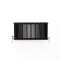Radiateur style fonte horizontal - Triple rangs - Noir (Midnight Black) - Choix de tailles - Windsor
