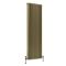 Radiateur vertical rétro à triple rangs – 180 cm – Laiton naturel – Choix de tailles – Windsor