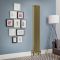 Radiateur vertical rétro à triple rangs – 180 cm – Laiton naturel – Choix de tailles – Windsor