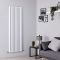 Radiateur design vertical aluminium – Blanc – 180 cm – Choix de tailles - Vitality Air