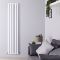 Radiateur design vertical aluminium – Blanc – 180 cm – Choix de tailles - Vitality Air