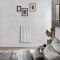 Radiateur design plat électrique horizontal – Blanc – 63,5 cm x 41,3 cm  – Câblé – Sloane – ECOSO par Hudson Reed