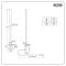 Radiateur design plat électrique horizontal – Blanc – 63,5 cm x 118 cm  – Câblé – Sloane – ECOSO par Hudson Reed