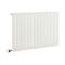 Radiateur design électrique horizontal - Blanc - 63,5 cm x 119 cm x 4,6 cm - Delta – ECOSO par Hudson Reed