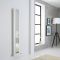 Radiateur design vertical – Avec miroir – Blanc – Tailles multiples – Sloane