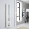 Radiateur design vertical – Avec miroir – Blanc – Tailles multiples – Sloane