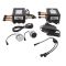 Douche Digitale Thermostatique 3 Fonctions - Pommeau Douche Plafond Ø 30cm sur Bras 32cm - Douchette & 4 Jets Hydromassants - Narus