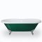Baignoire îlot rétro à bord roulé – 179,5 cm x 78,5 cm – Choix de couleurs et de finition des pieds – Legend