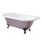 Baignoire îlot murale rétro – 168,5 cm x 78 cm – Choix de couleurs et de finition des pieds – Richmond