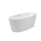 Baignoire îlot moderne ovale - Blanc – 159,5 cm x 74 cm - Ashbury