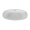 Baignoire îlot moderne ovale - Blanc – 159,5 cm x 74 cm - Ashbury