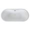 Baignoire îlot moderne ovale – Blanc – 180 cm x 75 cm – Otterton