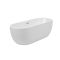 Baignoire îlot moderne ovale – Blanc – 180 cm x 75 cm – Otterton