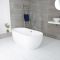 Baignoire îlot moderne ovale – Blanc – 180 cm x 75 cm – Otterton