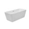 Baignoire îlot moderne rectangulaire – Blanc – 161,5 cm x 72 cm – Sandford