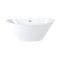 Baignoire îlot moderne ovale – Blanc – 157 cm x 78,5 cm – Choix de finition du trop-plein – Ashbury