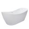 Baignoire îlot moderne ovale – Blanc – 186 cm x 71 cm – Otterton