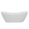 Baignoire îlot moderne ovale – Blanc – 186 cm x 71 cm – Otterton