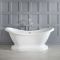 Baignoire îlot à double dos avec base - 175 cm x 73 cm - Ryther