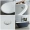 Baignoire îlot – Gris pierre - 167 cm x 73 cm - Witton