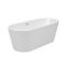 Baignoire îlot double dos moderne - Ovale - 170 x 75 cm - Covelly