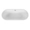 Baignoire îlot double dos moderne - Ovale - 170 x 75 cm - Covelly