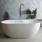Baignoire îlot double dos moderne - Ovale - 170 x 75 cm - Otterton