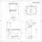 Lavabo sur colonne & Pack WC Rétro - 3 trous - Windsor