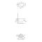 Cuvette WC suspendue moderne avec abattant à fermeture douce – Sans bride – Blanc brillant – RAK Moon x Hudson Reed
