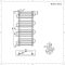 Sèche-Serviettes Chromé Select 90cm x 51cm x 6,5cm 357 Watts