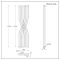 Radiateur design vertical - 177,5 cm x 45 cm - Choix de finitions - Xcite