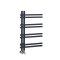 Sèche-serviettes design aluminium – Anthracite – 80 cm x 50 cm - Tika