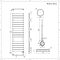 Sèche-serviettes électrique plat – Anthracite – 150 cm x 60 cm – Lustro
