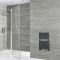 Sèche-serviettes design plat – Anthracite – 60 cm x 40 cm – Lustro