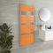 Sèche-serviettes design plat - Orange (Sunset Orange) - Choix de tailles - Lustro