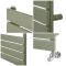 Sèche-serviettes design plat - Vert (Sage Leaf Green) - Choix de tailles - Lustro