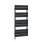 Sèche-serviettes électrique plat – Noir – 97,5 cm x 45 cm – Lustro