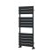 Sèche-serviettes design plat – Noir – 120 cm x 45 cm – Lustro