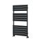 Sèche-serviettes design plat – Noir – 120 cm x 60 cm – Lustro