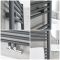 Sèche-serviettes à raccordement central – Anthracite – 160 x 50 cm - Neva