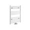 Sèche-serviettes à raccordement central – Blanc – 80,3 x 50 cm - Neva