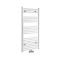 Sèche-serviettes à raccordement central – Blanc – 118,8 x 60 cm - Neva