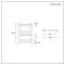 Sèche-serviettes plat – Anthracite – 60 cm x 40 cm - Artle