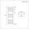 Sèche-serviettes électrique plat – Anthracite – 120 cm x 40 cm - Artle