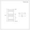 Sèche-serviettes plat – Anthracite – 80 cm x 50 cm - Artle