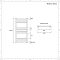 Sèche-serviettes électrique plat – Blanc – 80 cm x 50 cm - Ive