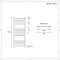 Sèche-serviettes électrique plat – Blanc – 100 cm x 50 cm - Ive