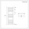 Sèche-serviettes plat – Anthracite – 120 cm x 50 cm - Artle